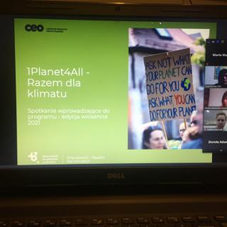 Przystąpiliśmy do projektu CEO „1 Planet4All – Razem dla Klimatu!”