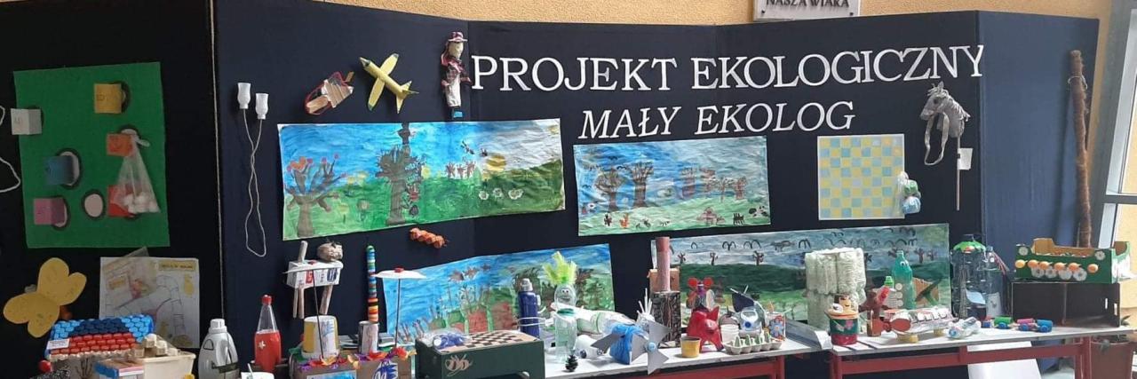 Projekt ekologiczny - Mały ekolog - zabawka lub gra z recyklingu.