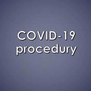 COVID - 19 PROCEDURA PRZECIWDZIAŁANIA W TRAKCIE PROWADZONYCH ZAJĘĆ