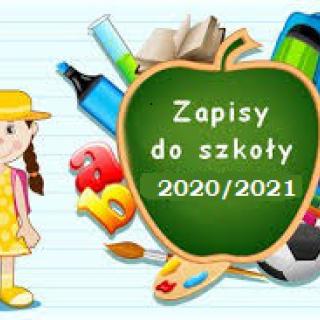 Zapisy do 1 klasy- rok szkolny 2020/2021