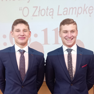 Marek i Marcin - finalistami XII Olimpiady Wiedzy Górniczej „O złotą lampkę”