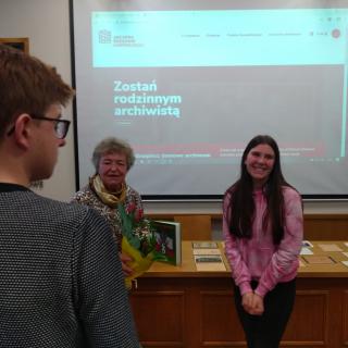 Lekcja ze świadkami historii w Archiwum Państwowym w Szczecinie