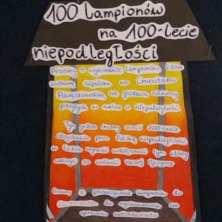 100 lampionów na 100-lecie Niepodległości