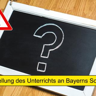 Schulen in Bayern ab Montag geschlossen