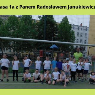 "Trenuj z Radkiem Janukiewiczem" - zajęcia sportowe w SP 15