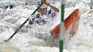 Monika Škáchová štartuje na Svetovom pohári vo vodnom slalome