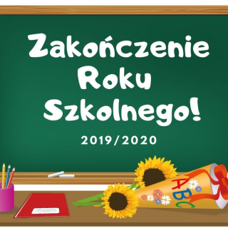 Życzenia na zakończenie roku szkolnego 2019/2020
