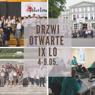 „Dni Otwartych Drzwi” online w  IX LO w Szczecinie