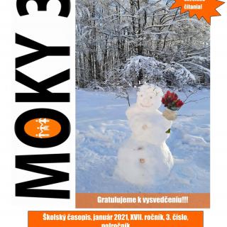 K polročnému vysvedčeniu vám gratuluje redakcia časopisu Moky 3 - vyšlo nové číslo, január 2021!