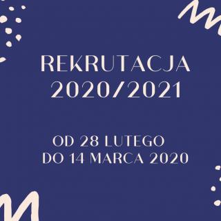 REKRUTACJA 2020/2021