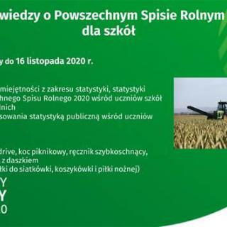 Laureaci wojewódzkiego konkursu o Powszechnym Spisie Rolnym 2020