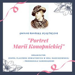 Gminny Konkurs Plastyczny "Portret Marii Konopnickiej"
